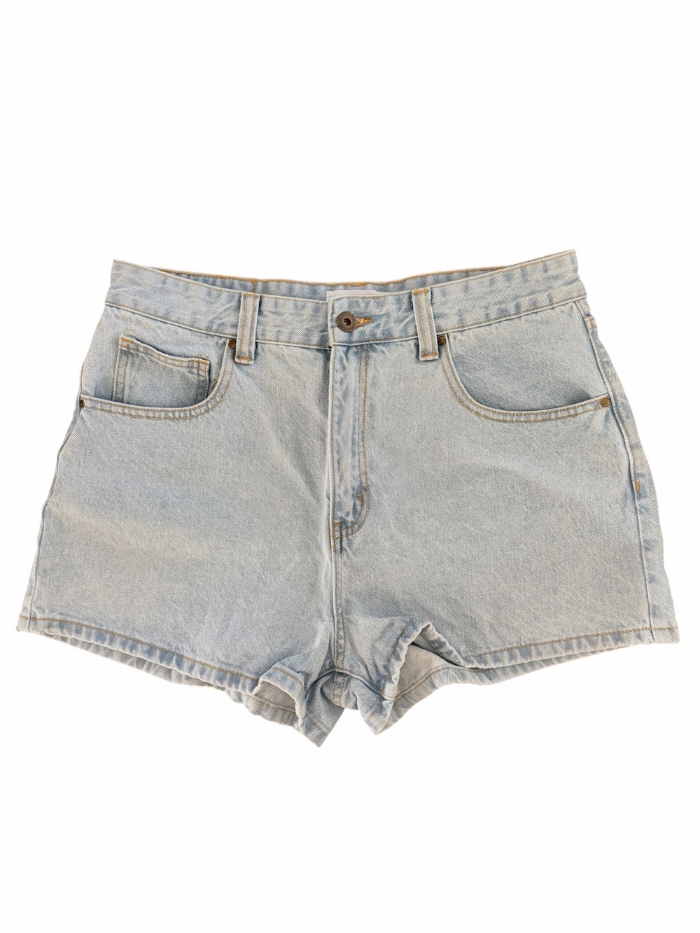 Cotton:On High Rise Mom Light Blue Denim Jean Shorts size 10
